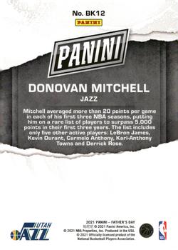 2021 Panini Father's Day #BK12 Donovan Mitchell Back