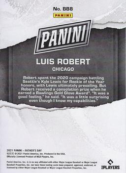 2021 Panini Father's Day - Rainbow Spokes #BB8 Luis Robert Back