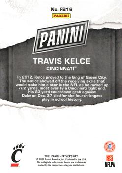 2021 Panini Father's Day - Rainbow Spokes #FB16 Travis Kelce Back