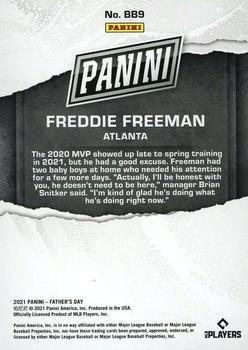 2021 Panini Father's Day - Cracked Ice #BB9 Freddie Freeman Back