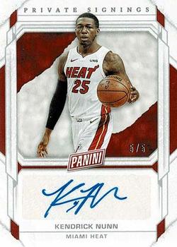 2021 Panini Father's Day - Private Signings #KN Kendrick Nunn Front
