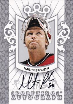 2007 Sportkings Series A - Autograph Silver #A-MB Martin Brodeur Front