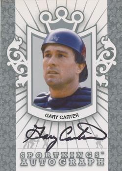 2008 Sportkings Series B - Autograph Silver #A-GC Gary Carter Front