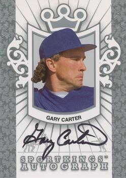 2008 Sportkings Series B - Autograph Silver #A-GC2 Gary Carter Front
