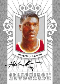 2008 Sportkings Series B - Autograph Silver #A-HO Hakeem Olajuwon Front