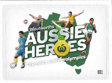 2021 Woolworths Aussie Heroes Stickers #1 Aussie Heroes Front