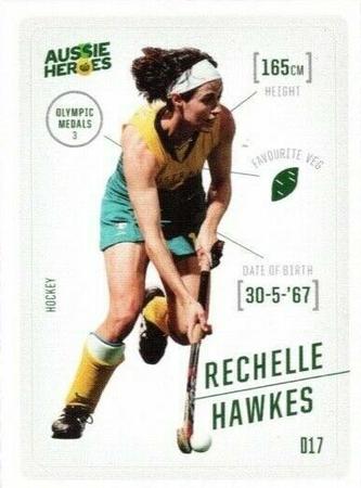 2021 Woolworths Aussie Heroes Stickers #17 Rechelle Hawkes Front