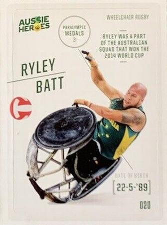2021 Woolworths Aussie Heroes Stickers #20 Ryley Batt Front