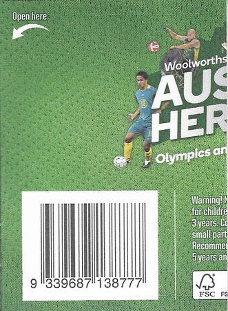 2021 Woolworths Aussie Heroes Stickers #23 Jenna O'Hea Back