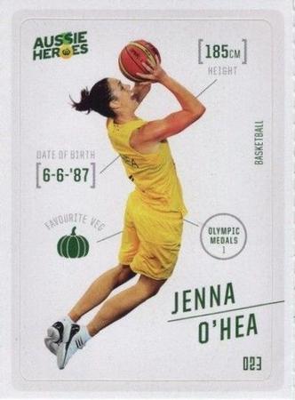 2021 Woolworths Aussie Heroes Stickers #23 Jenna O'Hea Front