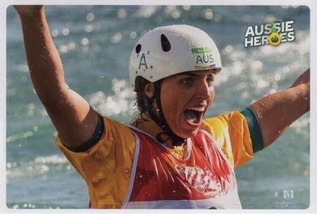 2021 Woolworths Aussie Heroes Stickers #40 Jess Fox Front