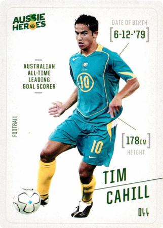 2021 Woolworths Aussie Heroes Stickers #44 Tim Cahill Front