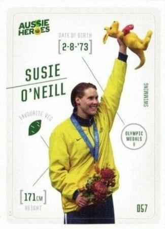 2021 Woolworths Aussie Heroes Stickers #57 Susie O'Neill Front
