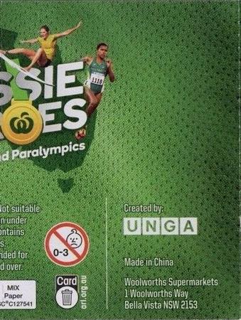 2021 Woolworths Aussie Heroes Stickers #59 Chloe Esposito Back