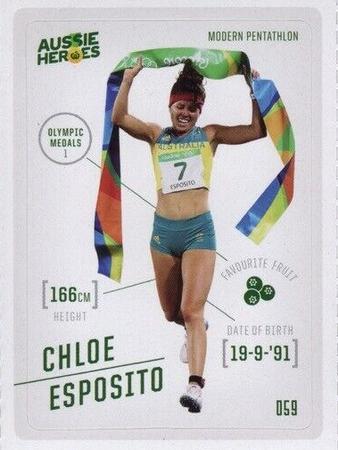 2021 Woolworths Aussie Heroes Stickers #59 Chloe Esposito Front