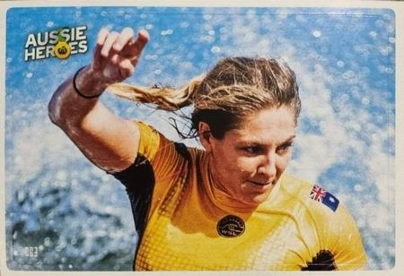 2021 Woolworths Aussie Heroes Stickers #63 Stephanie Gilmore Front