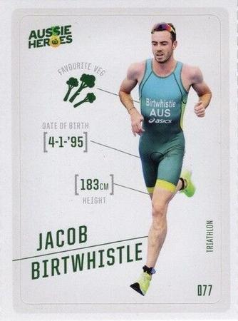 2021 Woolworths Aussie Heroes Stickers #77 Jacob Birtwhistle Front