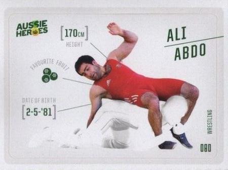 2021 Woolworths Aussie Heroes Stickers #80 Ali Abdo Front