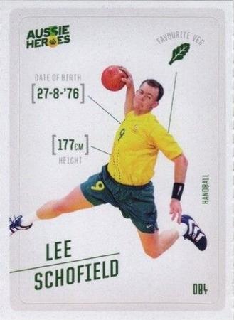 2021 Woolworths Aussie Heroes Stickers #84 Lee Schofield Front