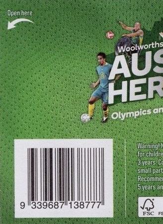 2021 Woolworths Aussie Heroes Stickers #92 Jonathon Milne Back