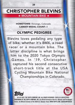 2021 Topps U.S. Olympic & Paralympic Team & Hopefuls - Bronze #39 Christopher Blevins Back