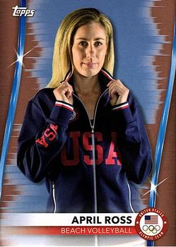 2021 Topps U.S. Olympic & Paralympic Team & Hopefuls - Bronze #42 April Ross Front