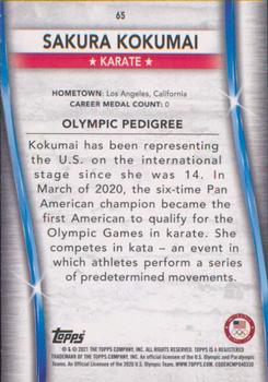 2021 Topps U.S. Olympic & Paralympic Team & Hopefuls - Bronze #65 Sakura Kokumai Back