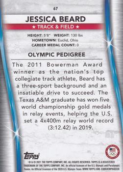 2021 Topps U.S. Olympic & Paralympic Team & Hopefuls - Bronze #67 Jessica Beard Back
