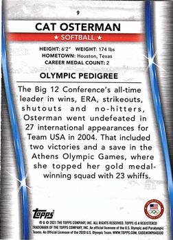 2021 Topps U.S. Olympic & Paralympic Team & Hopefuls - Silver #9 Cat Osterman Back