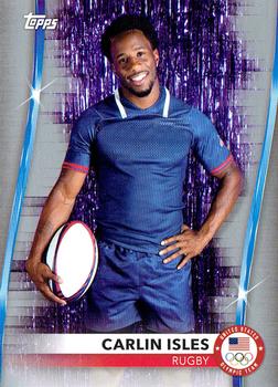2021 Topps U.S. Olympic & Paralympic Team & Hopefuls - Silver #28 Carlin Isles Front