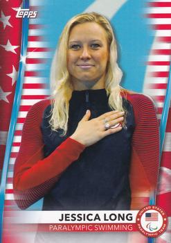 2021 Topps U.S. Olympic & Paralympic Team & Hopefuls - US Flag #19 Jessica Long Front