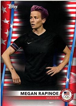 2021 Topps U.S. Olympic & Paralympic Team & Hopefuls - US Flag #33 Megan Rapinoe Front