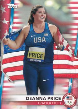 2021 Topps U.S. Olympic & Paralympic Team & Hopefuls - US Flag #43 DeAnna Price Front
