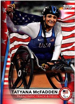 2021 Topps U.S. Olympic & Paralympic Team & Hopefuls - US Flag #54 Tatyana McFadden Front