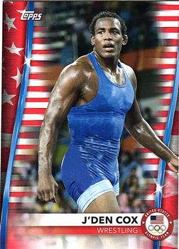 2021 Topps U.S. Olympic & Paralympic Team & Hopefuls - US Flag #55 J'den Cox Front