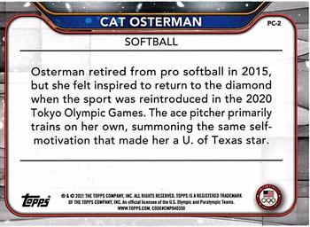 2021 Topps U.S. Olympic & Paralympic Team & Hopefuls - For Pride and Country #PC-2 Cat Osterman Back