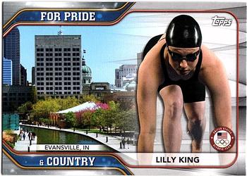 2021 Topps U.S. Olympic & Paralympic Team & Hopefuls - For Pride and Country #PC-3 Lilly King Front