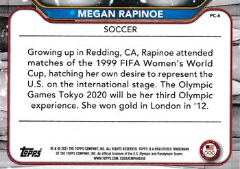 2021 Topps U.S. Olympic & Paralympic Team & Hopefuls - For Pride and Country #PC-6 Megan Rapinoe Back