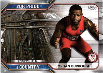 2021 Topps U.S. Olympic & Paralympic Team & Hopefuls - For Pride and Country #PC-8 Jordan Burroughs Front