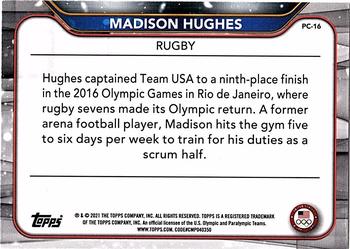 2021 Topps U.S. Olympic & Paralympic Team & Hopefuls - For Pride and Country #PC-16 Madison Hughes Back