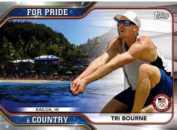 2021 Topps U.S. Olympic & Paralympic Team & Hopefuls - For Pride and Country #PC-17 Tri Bourne Front