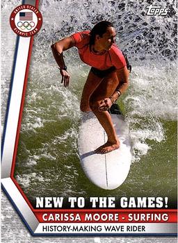 2021 Topps U.S. Olympic & Paralympic Team & Hopefuls - New to the Games #NG-CM Carissa Moore Front