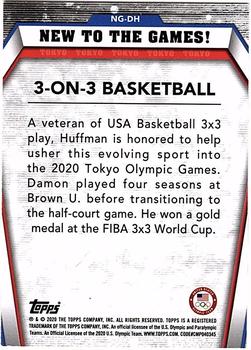 2021 Topps U.S. Olympic & Paralympic Team & Hopefuls - New to the Games #NG-DH Damon Huffman Back