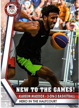 2021 Topps U.S. Olympic & Paralympic Team & Hopefuls - New to the Games #NG-KM Kareem Maddox Front