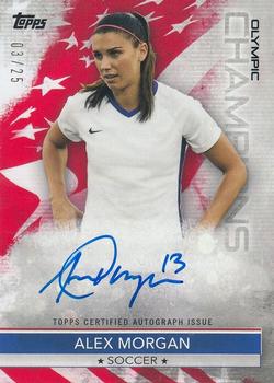 2021 Topps U.S. Olympic & Paralympic Team & Hopefuls - Olympic Champions Autographs US Flag #OC-AM Alex Morgan Front