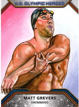 2021 Topps U.S. Olympic & Paralympic Team & Hopefuls - Olympic Heroes #OH-MG Matt Grevers Front