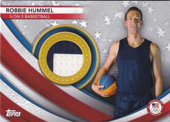 2021 Topps U.S. Olympic & Paralympic Team & Hopefuls - Team USA Memorabilia Pieces Silver #USAM-RH Robbie Hummel Front