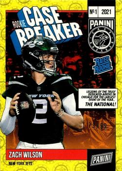 2021 Panini The National Convention Case Breaker - Rookies #CB-RC9 Zach Wilson Front
