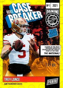2021 Panini The National Convention Case Breaker - Rookies #CB-RC11 Trey Lance Front