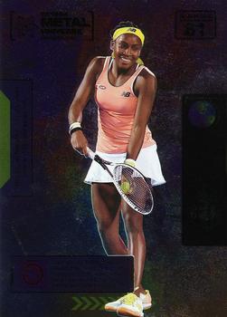 2021 SkyBox Metal Universe Champions #61 Coco Gauff Front